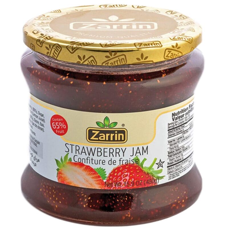 Zarrin - Whole Strawberry Preserves, All Natural (15.9oz) 450g (Copy)