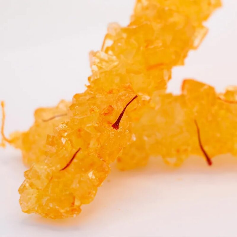 Saffron Rock Candy 3 Lb (Nabat)